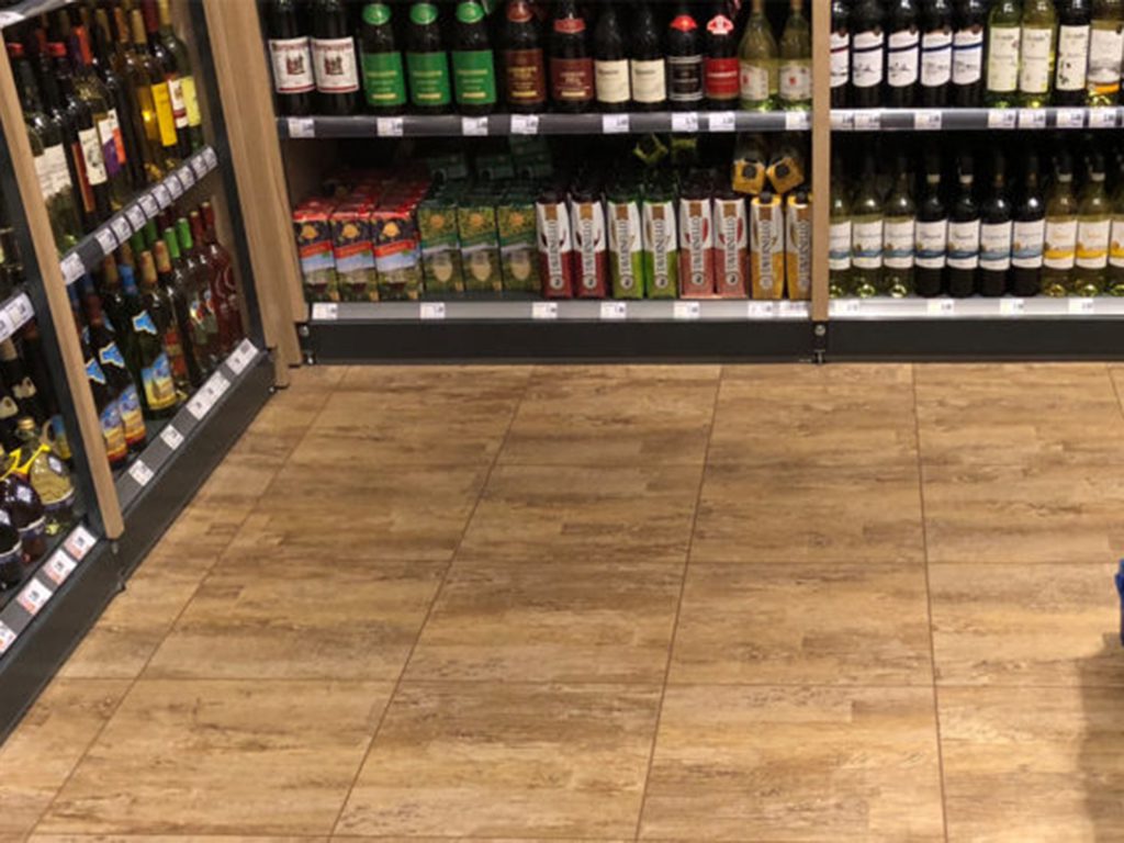 Alcohol shop flooring
