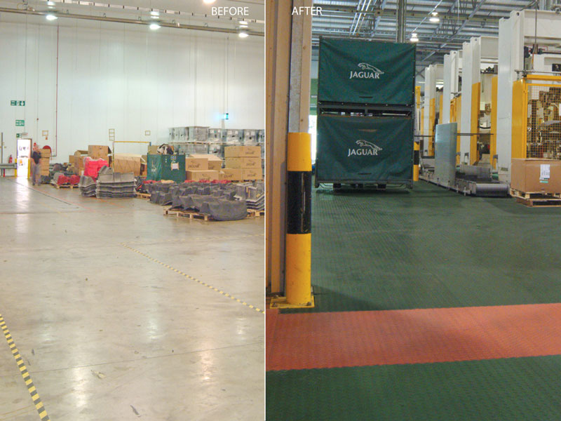 Factory warehouse flooring