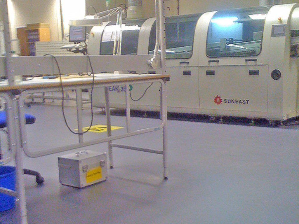 ESD flooring lab