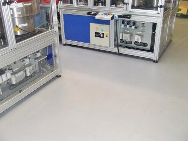 ESD lab processing area