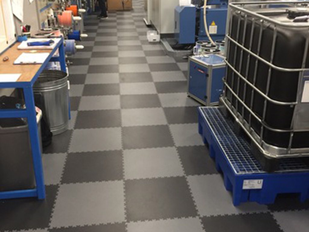 Warehouse factory floor print area